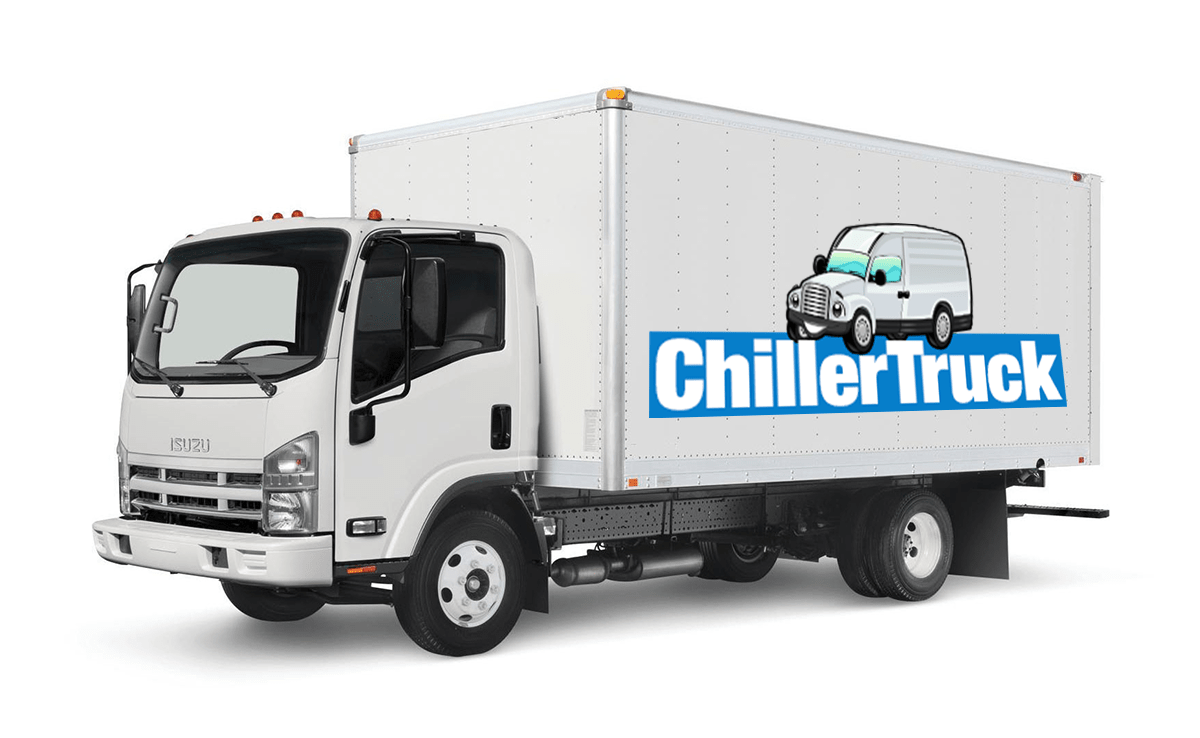 chiller truck side and front image